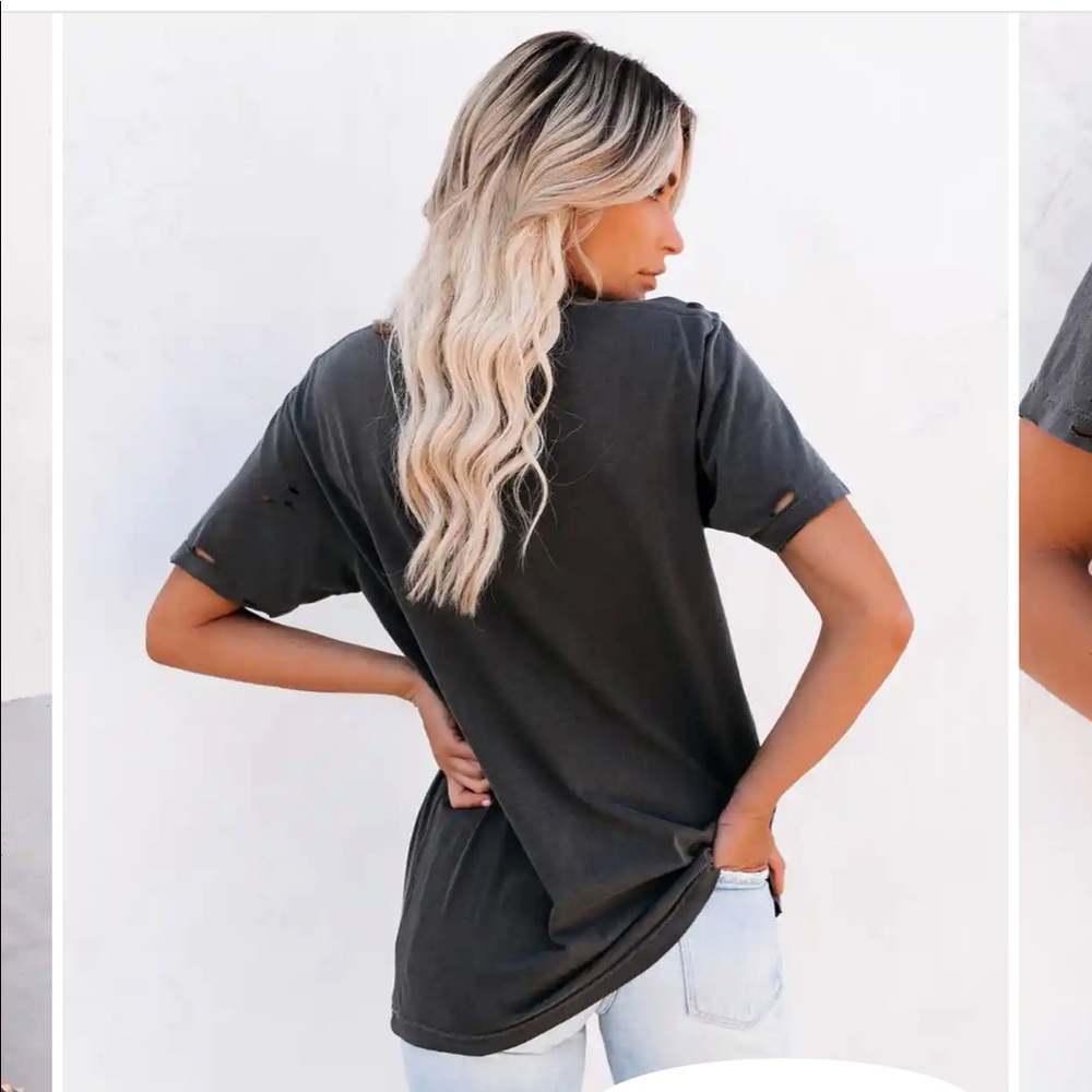 VICI Freedom Eagle Distressed Cotton Tee L - Picture 2 of 7